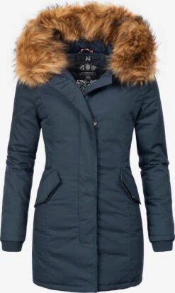 Marikoo Parkas Winterparka Karmaa Dames Donkerblauw