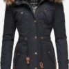 Marikoo Parkas Winterparka Dames Nachtblauw -Marikoo Winkel e7f761ab847f77ca0839cfbf5e379d90