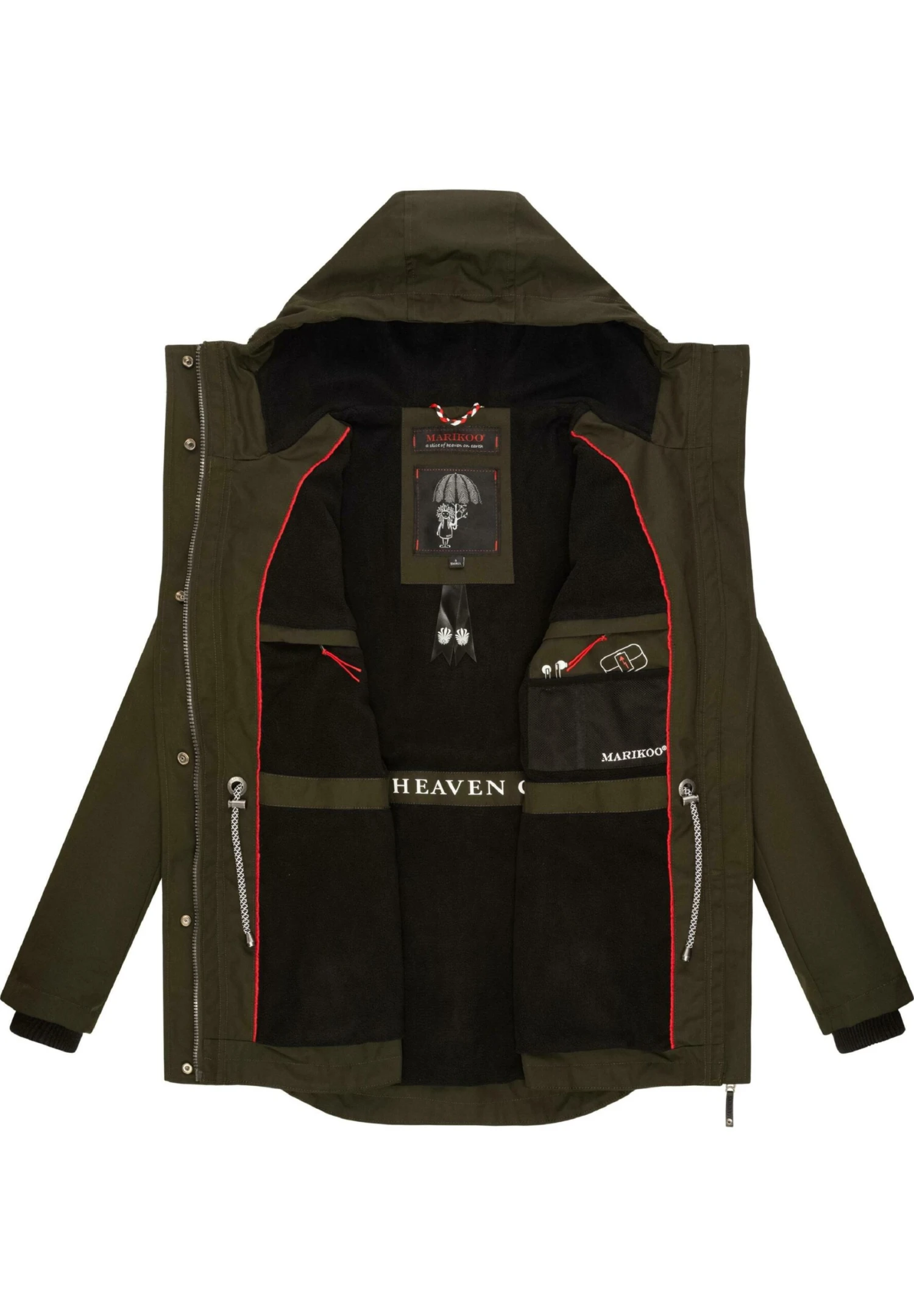 Marikoo Babetaa- Parka - Olive 5 Marikoo Babetaa- Parka - Olive - Afbeelding 3