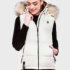 Marikoo Bodywarmer - Offwhite -Marikoo Winkel e8cbe75bd2d241db979b941ef0a2e5a5