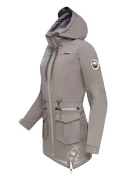 Marikoo Ulissaa - Regenjas - Grey -Marikoo Winkel eba8bc58b4ba4d7cb7d5d06230c1588e