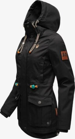 Marikoo Tussenjassen Tussenjas Babetaa Dames Zwart -Marikoo Winkel ec482054275ce54726e7027acb581e48