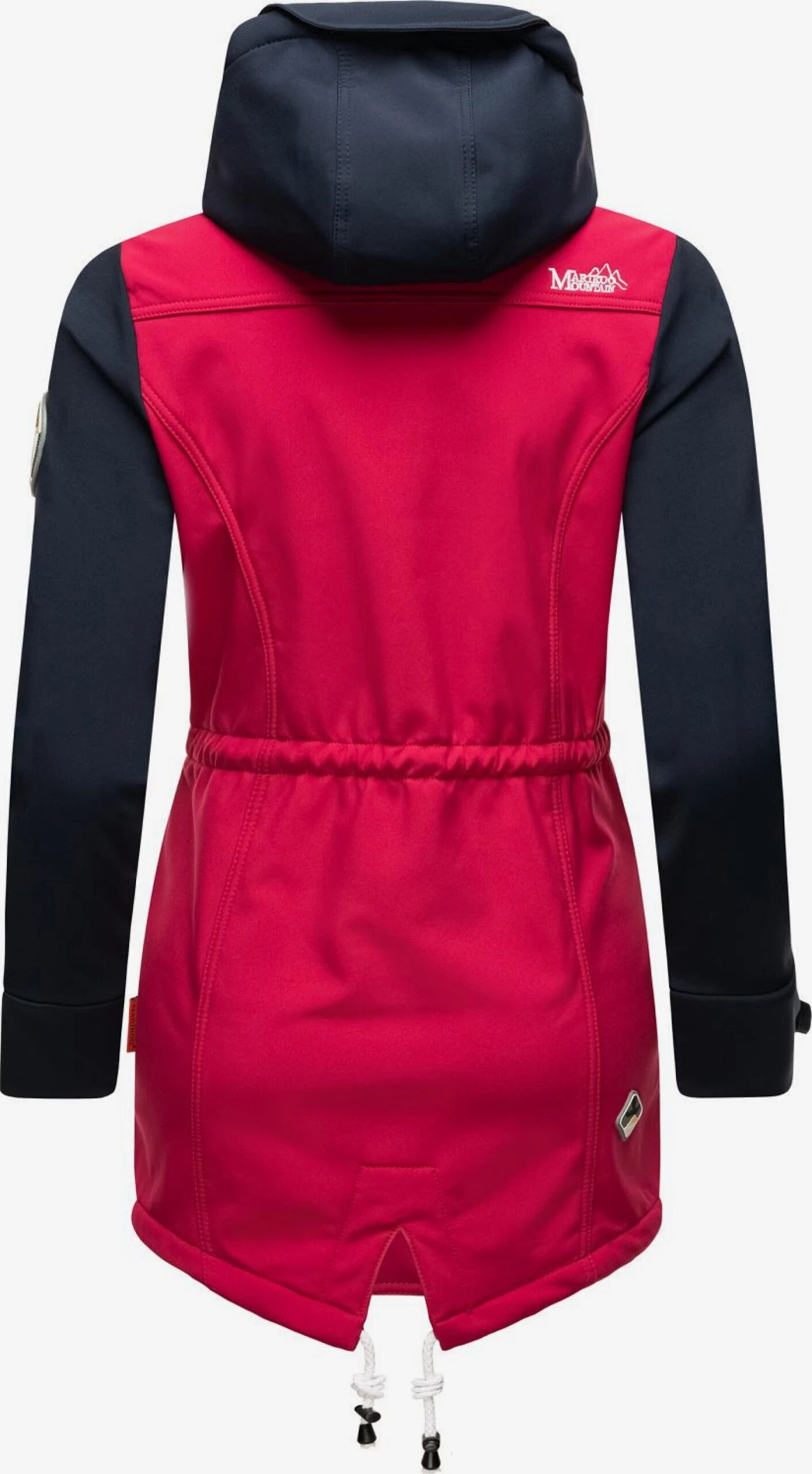 Marikoo Regenmantels Functionele Mantel Zimtzicke Dames Navy / Pink 5 Marikoo Regenmantels Functionele Mantel Zimtzicke Dames Navy / Pink - Afbeelding 3