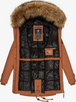 Marikoo Parkas Winterparka La Viva Dames Bruin -Marikoo Winkel f1506d6557e83b44c5e28ae8a3e61627