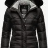 Marikoo Winterjassen Winterjas Loveleen Dames Zwart -Marikoo Winkel f15758f9daa6e1649d96fbef22d73a29
