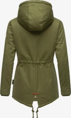 Marikoo Winterjassen Winterjas Manolya Dames Olijfgroen -Marikoo Winkel f1da8b7654be47bb0d4592caba8a20b5