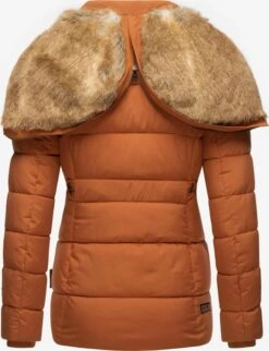 Marikoo Winterjassen Winterjas Nekoo Dames Cognac / Lichtbruin -Marikoo Winkel f39864d5ad83b8eb276d9df0c5ca054a