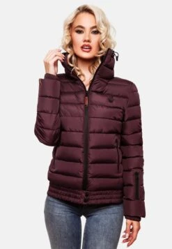 Marikoo Winterjassen Winterjas Poison Dames Bordeaux -Marikoo Winkel f46b74359aefc6ed67255e09d0d7dfd0