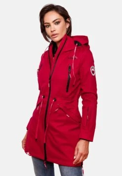 Marikoo Parkas Tussenparka Dames Vuurrood -Marikoo Winkel f98de56b154c1f2c398cfad08891c770