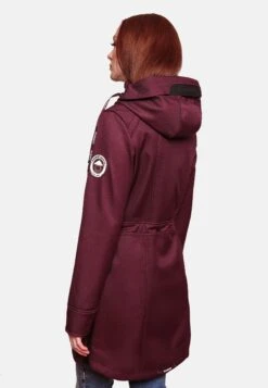 Marikoo Racquelle - Parka - Dark Red Melange -Marikoo Winkel fd905d7597f949a59b923e742eedf8ab
