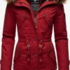 Marikoo Parkas Winterparka La Viva Dames Rood -Marikoo Winkel fda3481f0b3d1b62a410c58f804cb28e