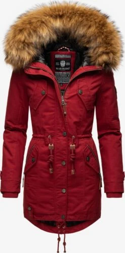 Marikoo Parkas Winterparka La Viva Dames Rood