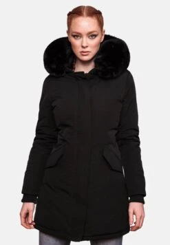 Marikoo Karmaa - Winterjas - Black With Black Fur -Marikoo Winkel fe075963f0b44766a5b45cc3ad67007c