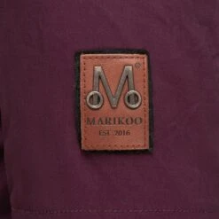 Marikoo Parkas Winterparka Dames Wijnrood -Marikoo Winkel fe3c5dfce6636e242f45bc047ed58d85