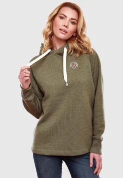 Marikoo Hoodies Sweatshirt Airii Dames Olijfgroen -Marikoo Winkel fe680d32840661eb8da8c1b24bbdca10