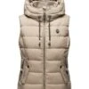 Marikoo Taisaa - Bodywarmer - Taupe -Marikoo Winkel ff97876a0fb94cf5ad93e37507269ef0