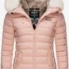Marikoo Winterjassen Winterjas Nasriin Dames Roze -Marikoo Winkel fffe93ae108964602420df32abff232e